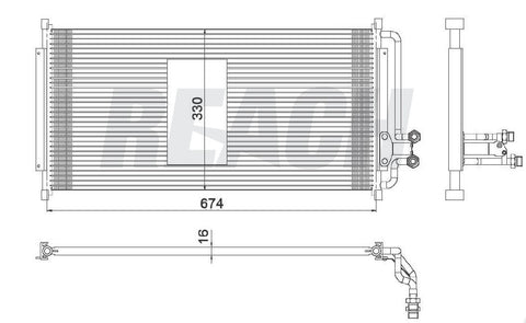 1997 GMC SONOMA 2.2 L CONDENSER REA31-4560P