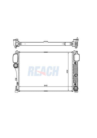 2011 MERCEDES-BENZ S450 4.6 L RADIATOR REA41-2875A