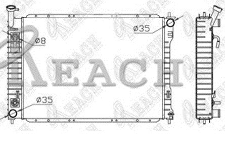 1996 MERCURY VILLAGER 3.0 L RADIATOR REA41-1924A