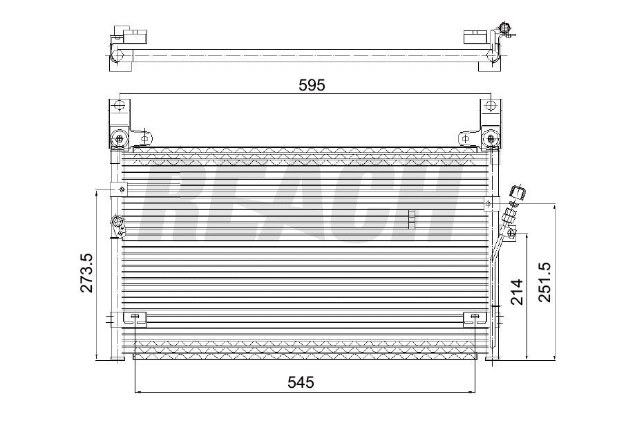 2002 TOYOTA TACOMA 2.4 L CONDENSER REA31-3062P