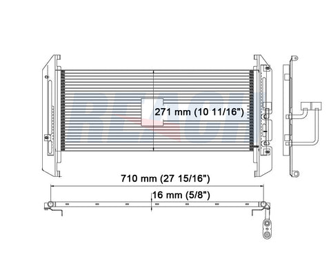 2000 CHEVROLET PRIZM 1.8 L CONDENSER REA31-3009P