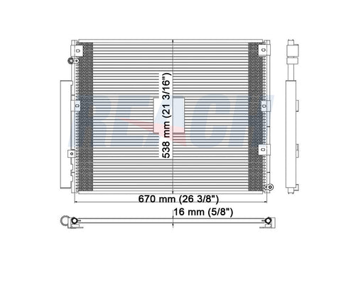 2005 TOYOTA LAND CRUISER 4.7 L CONDENSER REA31-3024P