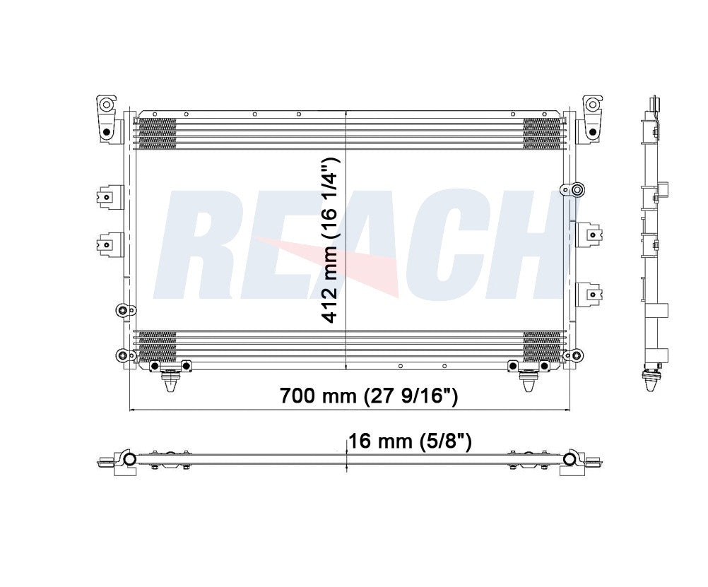 2003 TOYOTA SEQUOIA 4.7 L CONDENSER REA31-3042P