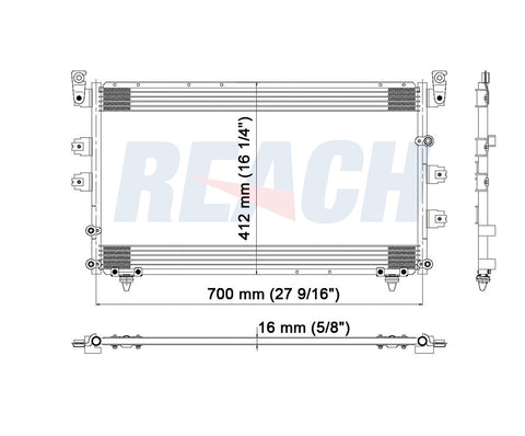 2003 TOYOTA SEQUOIA 4.7 L CONDENSER REA31-3042P