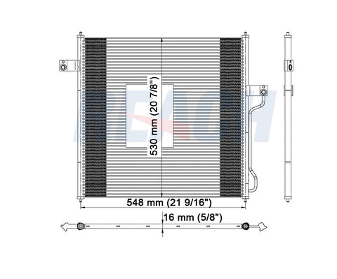 2005 MERCURY MOUNTAINEER 4.0 L CONDENSER REA31-3056P