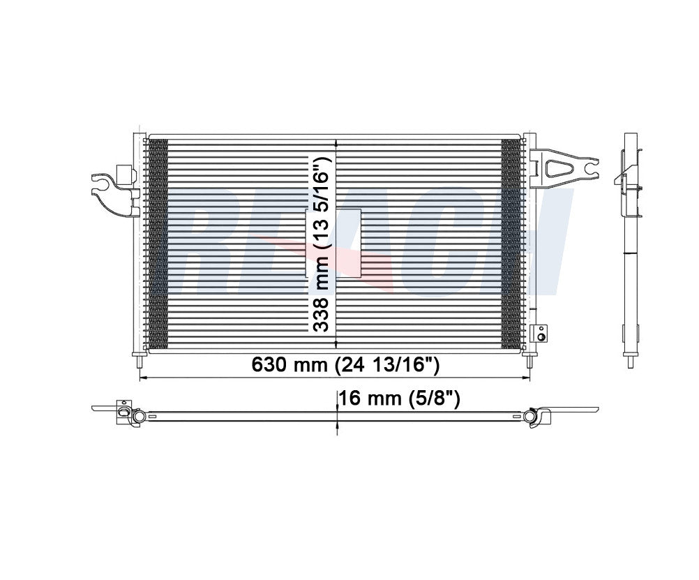 2002 ACURA RSX 2.0 L CONDENSER REA31-3060P