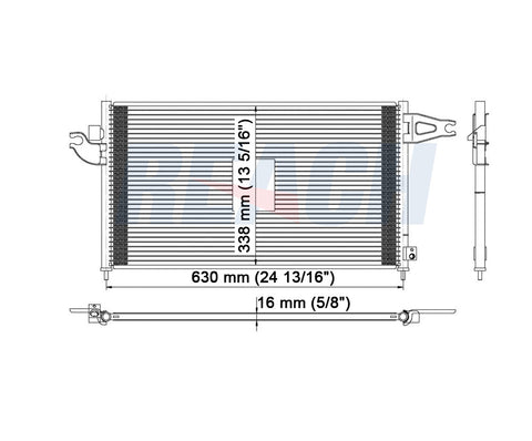 2004 ACURA RSX 2.0 L CONDENSER REA31-3060P
