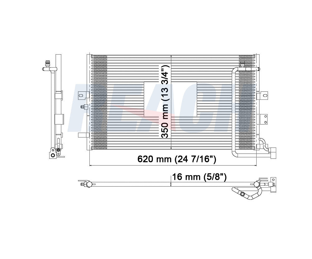 1999 SAAB 9-5 3.0 L CONDENSER REA31-3072P