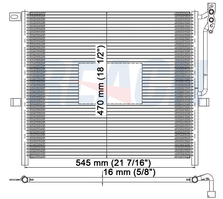 2005 BMW X3 3.0 L CONDENSER REA31-3079P