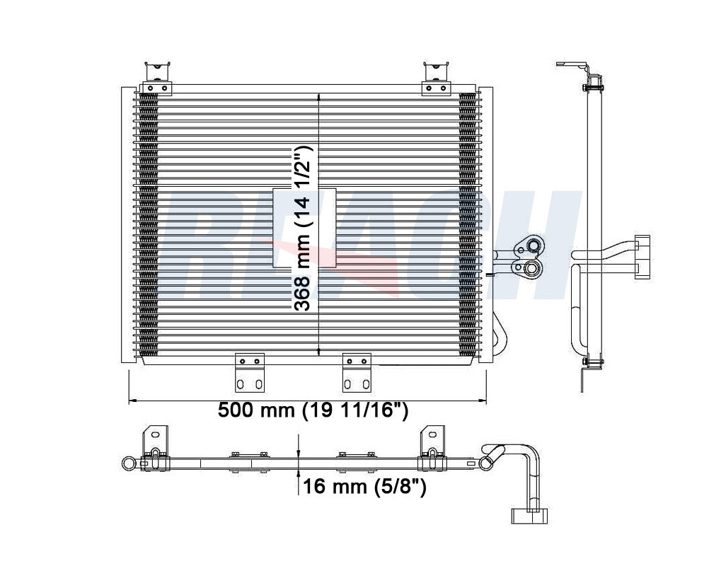 2000 JEEP WRANGLER 4.0 L CONDENSER REA31-3082P