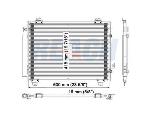 2004 CADILLAC CTS 3.6 L CONDENSER REA31-3101P