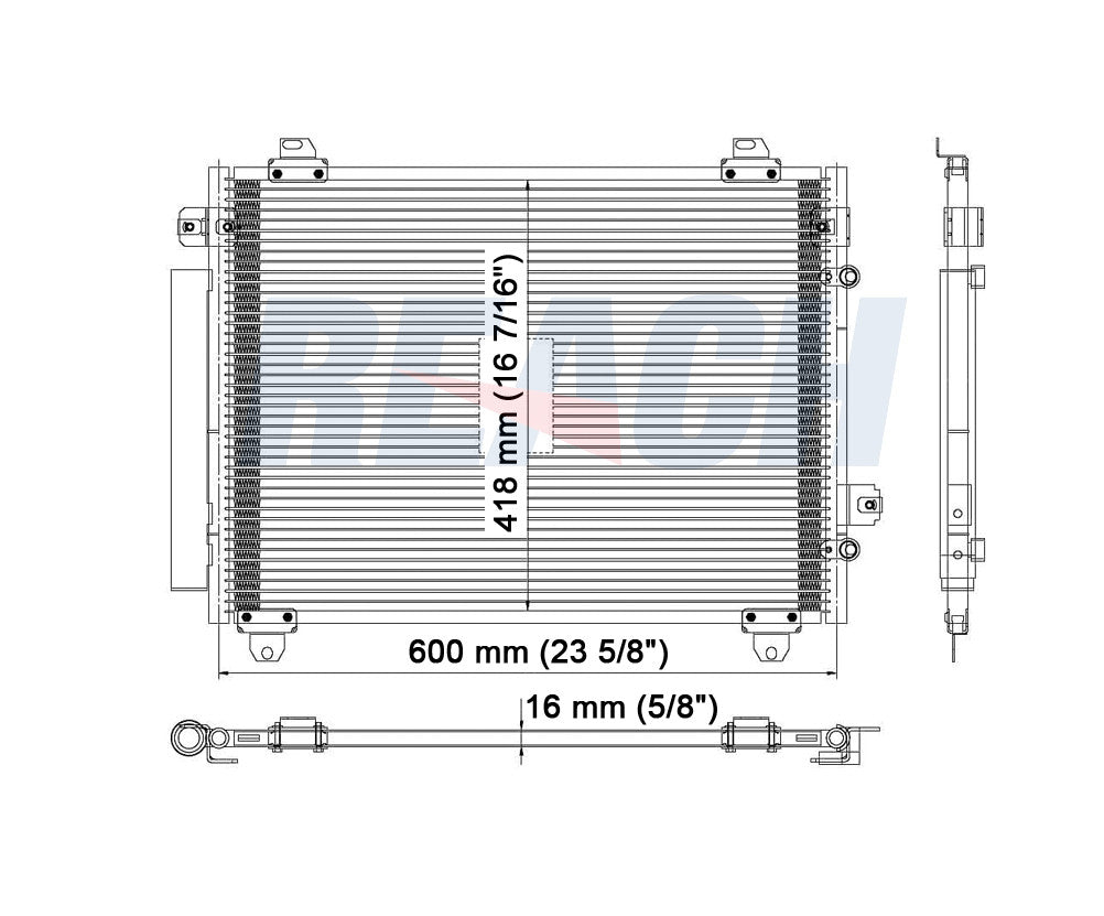 2006 CADILLAC CTS 6.0 L CONDENSER REA31-3101P