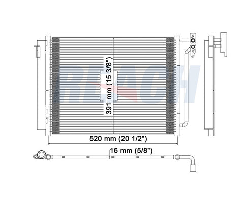 2002 BMW X5 3.0 L CONDENSER REA31-3103P
