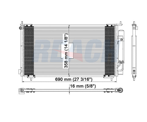 2010 HONDA ELEMENT 2.4 L CONDENSER REA31-3112P