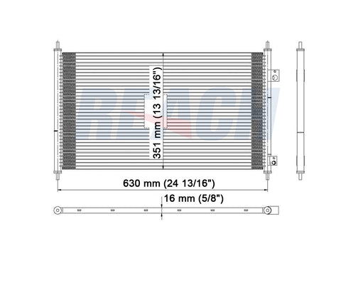 2003 HONDA CIVIC 1.3 L CONDENSER REA31-3206P