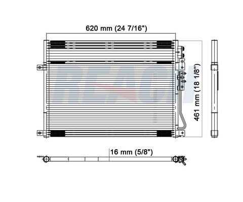 2006 JEEP COMMANDER 3.7 L CONDENSER REA31-3247P
