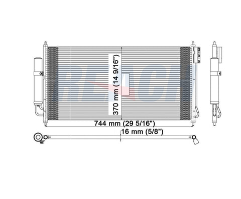 2004 NISSAN MURANO 3.5 L CONDENSER REA31-3248P