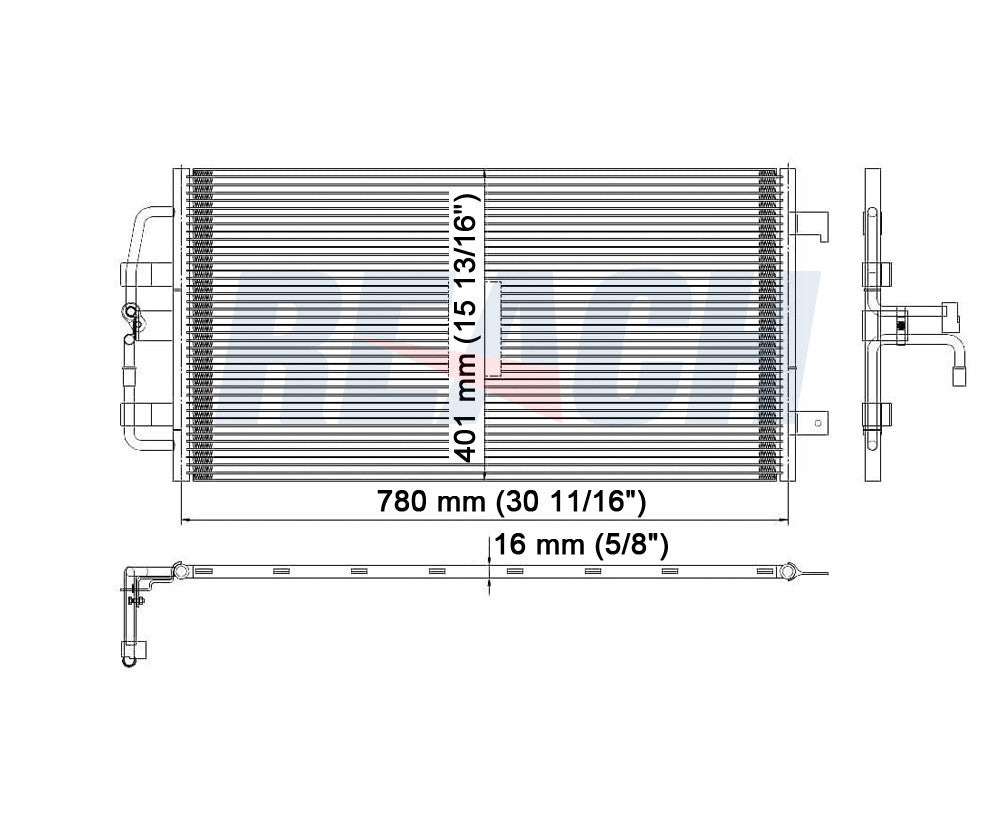 2004 CHEVROLET MONTE CARLO 3.4 L CONDENSER REA31-3249P