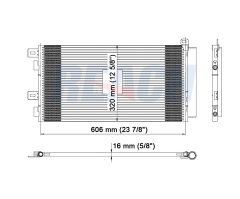 2005 MINI COOPER 1.6 L CONDENSER REA31-3254P
