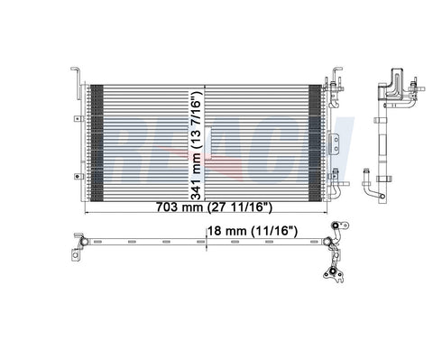 2004 HYUNDAI SONATA 2.7 L CONDENSER REA31-3257P