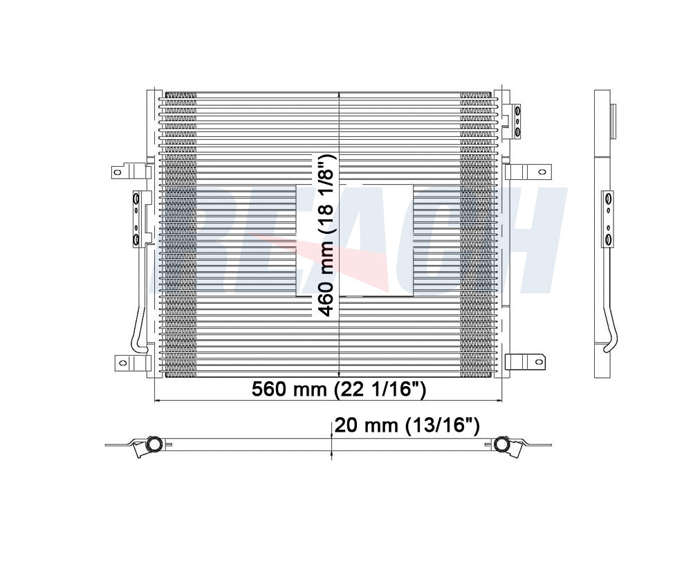 2004 JEEP GRAND CHEROKEE 4.0 L CONDENSER REA31-3259P