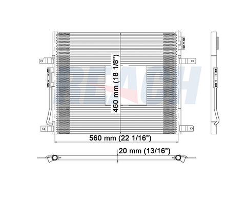 2004 JEEP GRAND CHEROKEE 4.7 L CONDENSER REA31-3259P