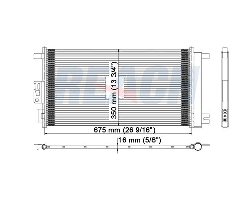 2008 PONTIAC G6 3.5 L CONDENSER REA31-3279P