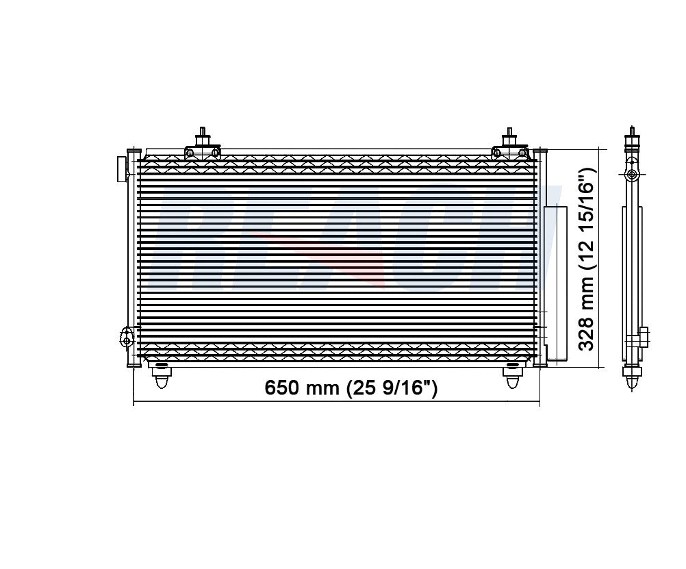 2003 TOYOTA CELICA 1.8 L CONDENSER REA31-3280P