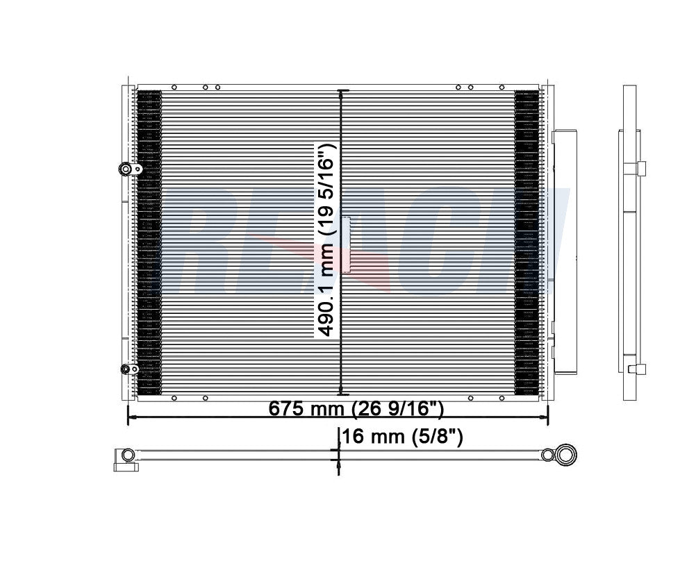 2005 TOYOTA SIENNA 3.3 L CONDENSER REA31-3284P