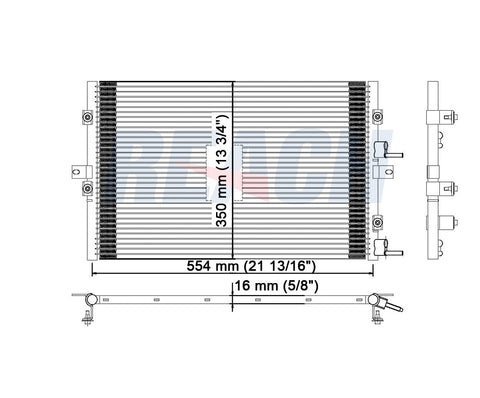 2009 CHRYSLER PT CRUISER 2.4 L CONDENSER REA31-3286P