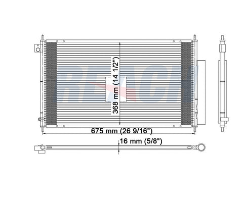 2004 ACURA TSX 2.4 L CONDENSER REA31-3295P