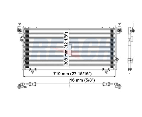 2005 TOYOTA TUNDRA 4.0 L CONDENSER REA31-3296P