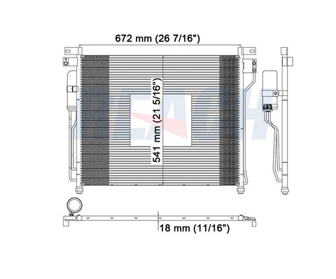 2005 NISSAN PATHFINDER 4.0 L CONDENSER REA31-3331P
