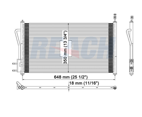 2005 FORD FOCUS 2.0 L CONDENSER REA31-3391P