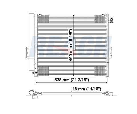 2005 TOYOTA TACOMA 4.0 L CONDENSER REA31-3393P