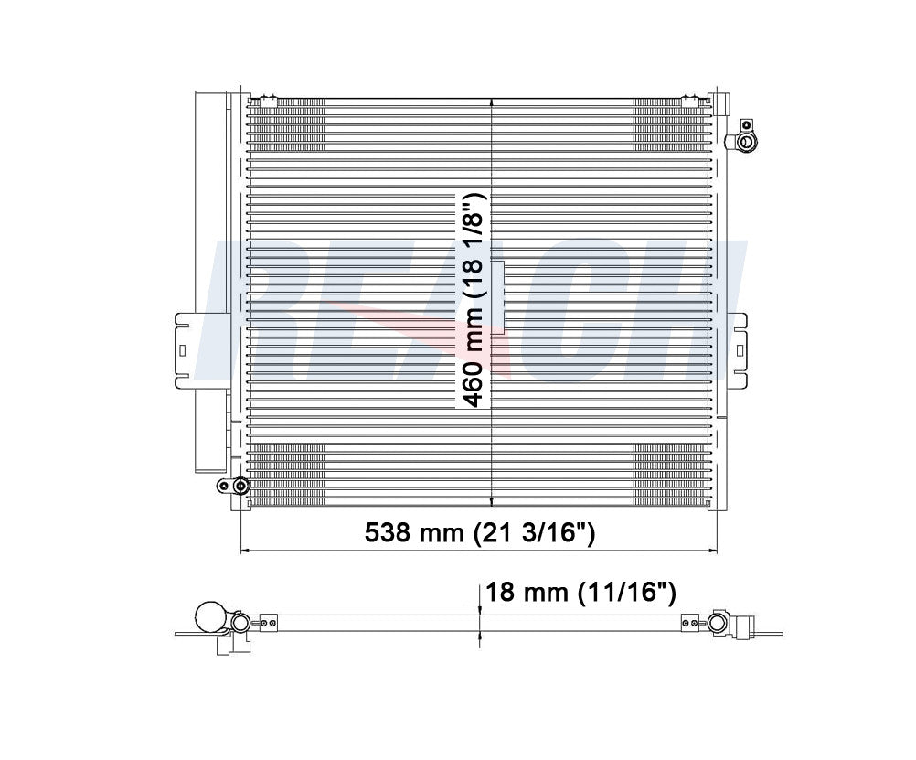 2005 TOYOTA TACOMA 2.7 L CONDENSER REA31-3393P
