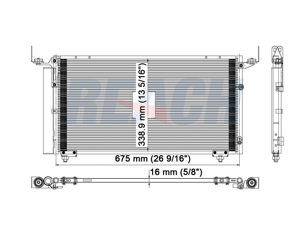 2004 TOYOTA TUNDRA 3.4 L CONDENSER REA31-3395P