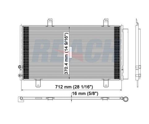 2012 TOYOTA AVALON 3.5 L CONDENSER REA31-3396P