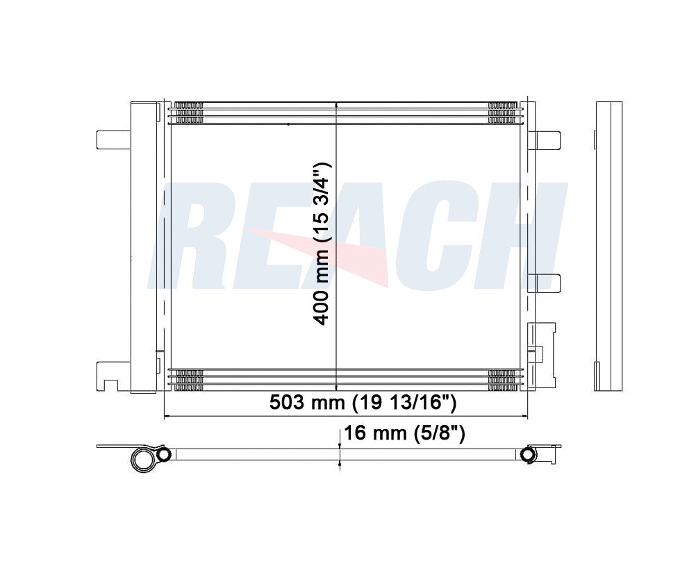 2006 CHEVROLET HHR 2.4 L CONDENSER REA31-3462P
