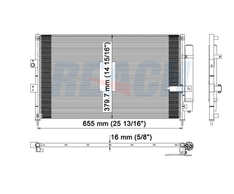 2006 ACURA CSX 2.0 L CONDENSER REA31-3525P
