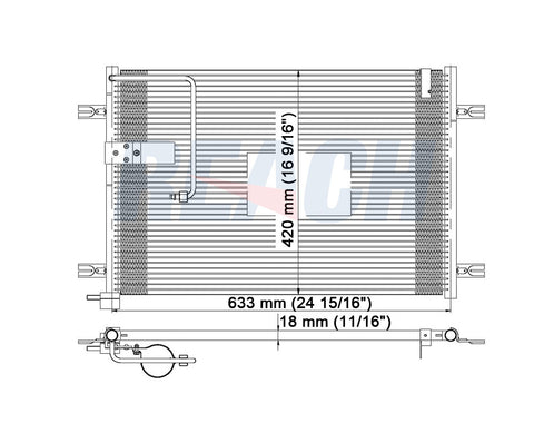 2005 PONTIAC GTO 6.0 L CONDENSER REA31-3552P