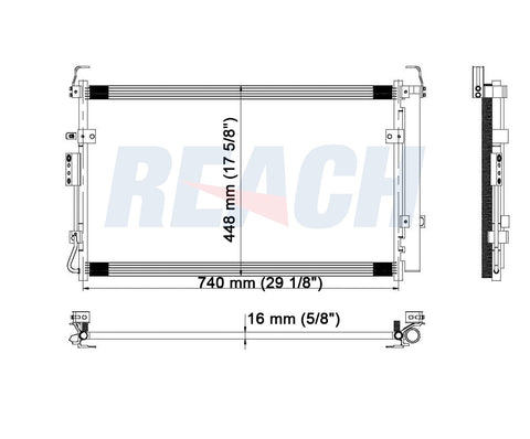 2010 KIA SEDONA 3.8 L CONDENSER REA31-3578P