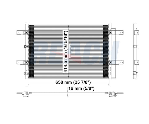 2008 LINCOLN MKX 3.5 L CONDENSER REA31-3656P