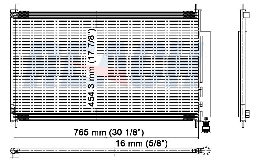 2011 HONDA PILOT 3.5 L CONDENSER REA31-3771P