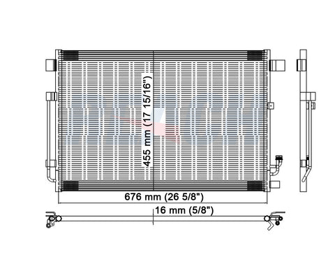 2011 NISSAN MURANO 3.5 L CONDENSER REA31-3774P