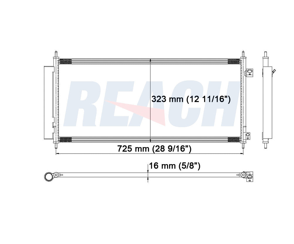 2013 HONDA FIT  CONDENSER REA31-3783P