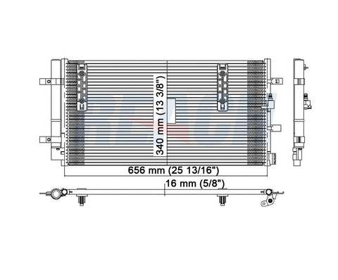 2008 AUDI S5 4.2 L CONDENSER REA31-3868P