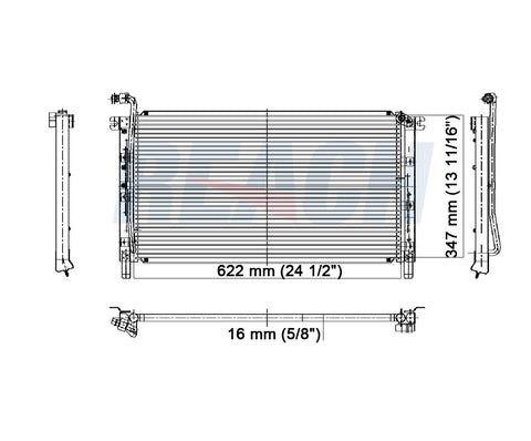 1995 NISSAN PATHFINDER 3.0 L CONDENSER REA31-4390P