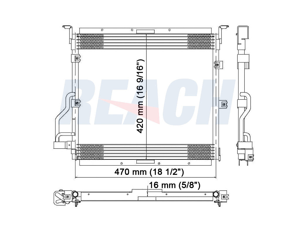 1996 BMW 328IS 2.8 L CONDENSER REA31-4473P
