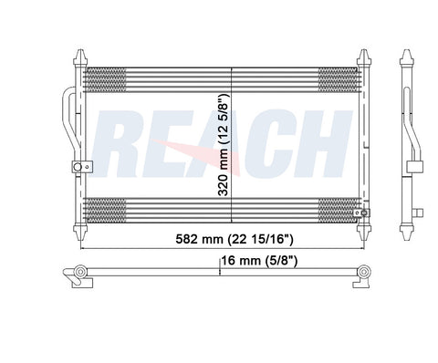1998 ACURA INTEGRA 1.8 L CONDENSER REA31-4562P